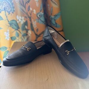 Sam Edelman Black Leather Loafers